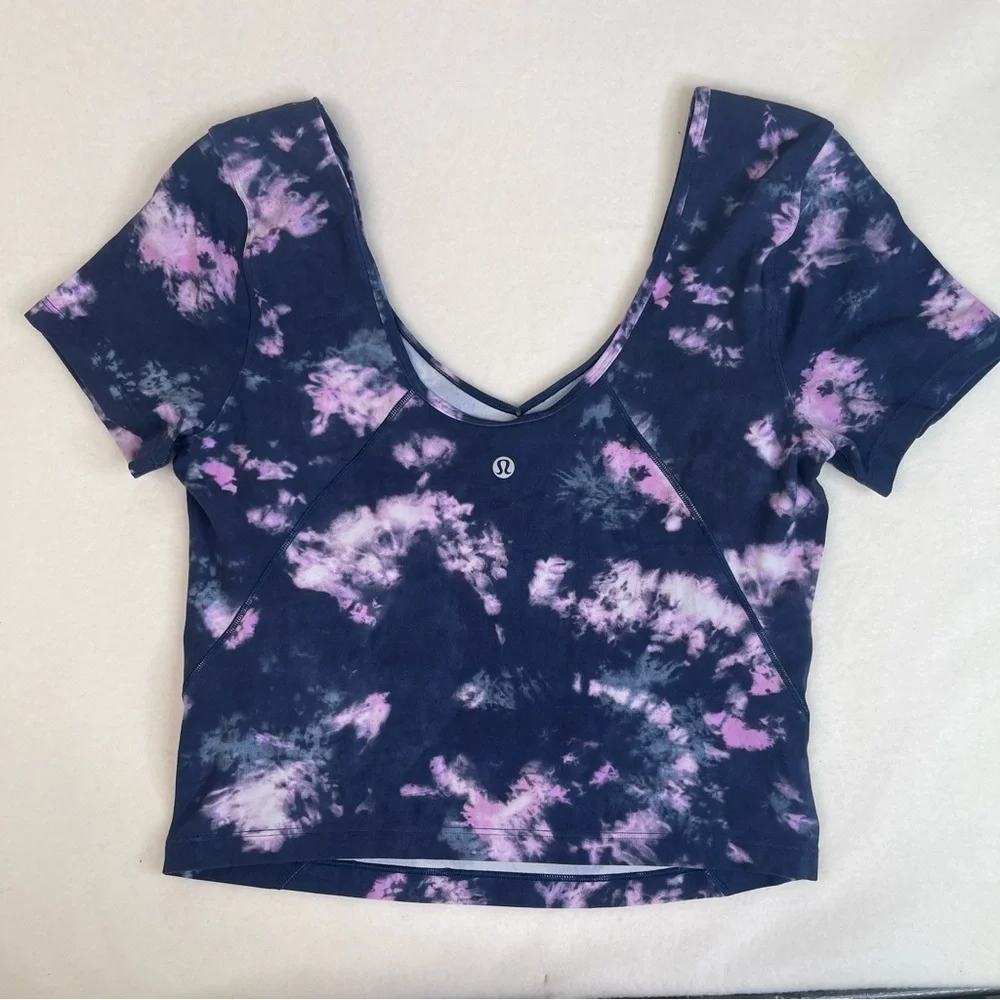 Lululemon Align T Shirt Blue Multi Size 8